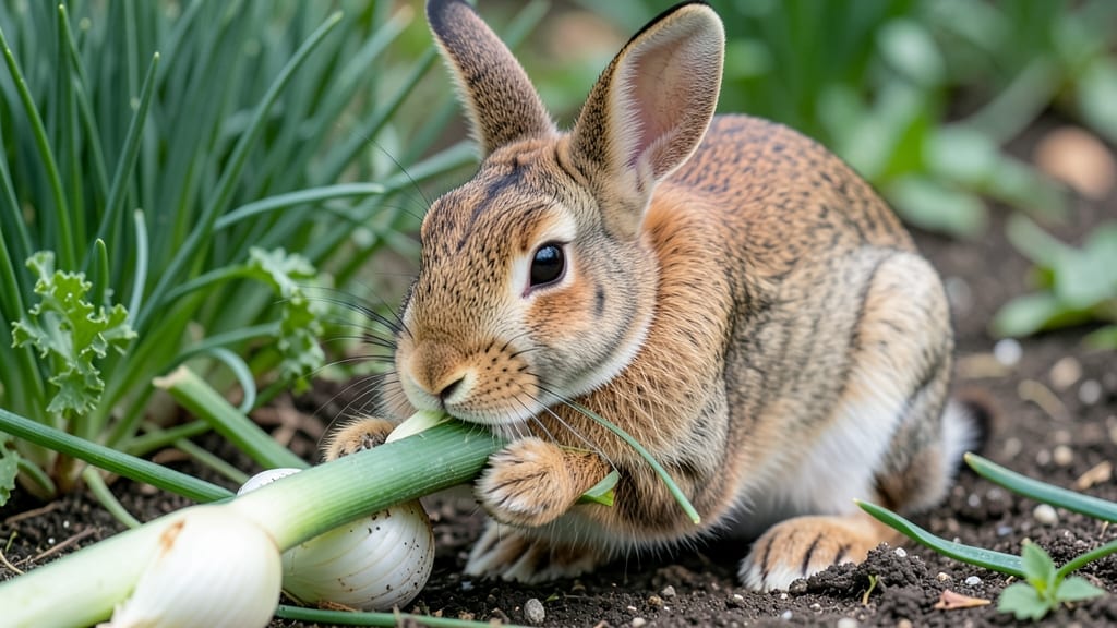 Do Rabbits Eat Onions in Gardens: Toxicity Risks and Safe Alternatives