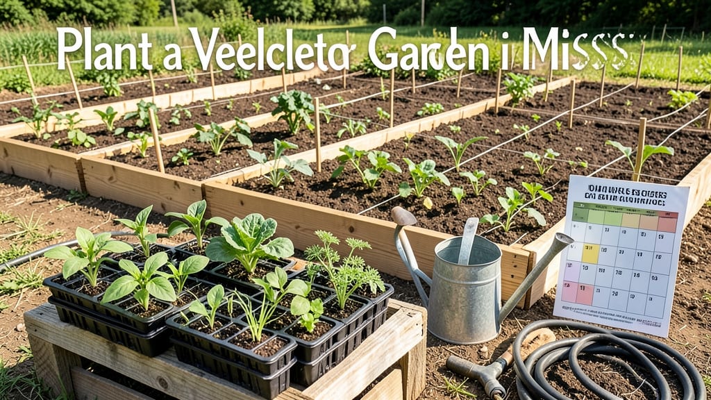 When to Plant a Vegetable Garden in Mississippi: Zone 8A Deadlines for Zero-Frost Risk Crops