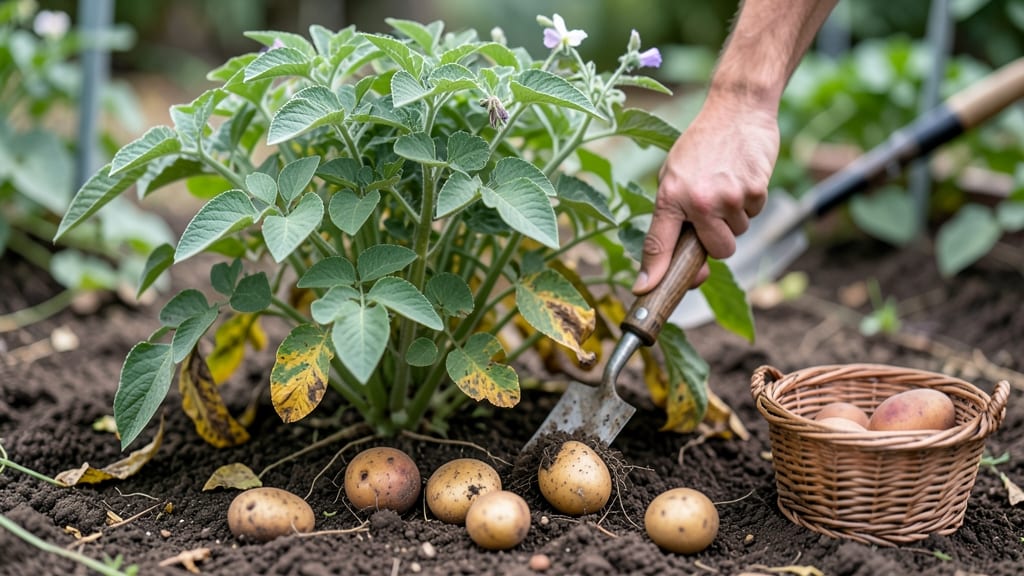 When to Pick Potatoes From Garden: 3 Visual Cues for Perfect Harvest Timing