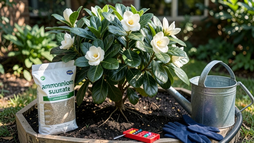 Acidic Nitrogen Fertilizer for Gardenias: Boost Blooms with pH-Balanced Feeding