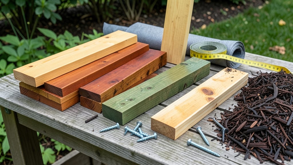 What Wood to Use for Garden Beds: Durability Chart for Longevity and Root Health