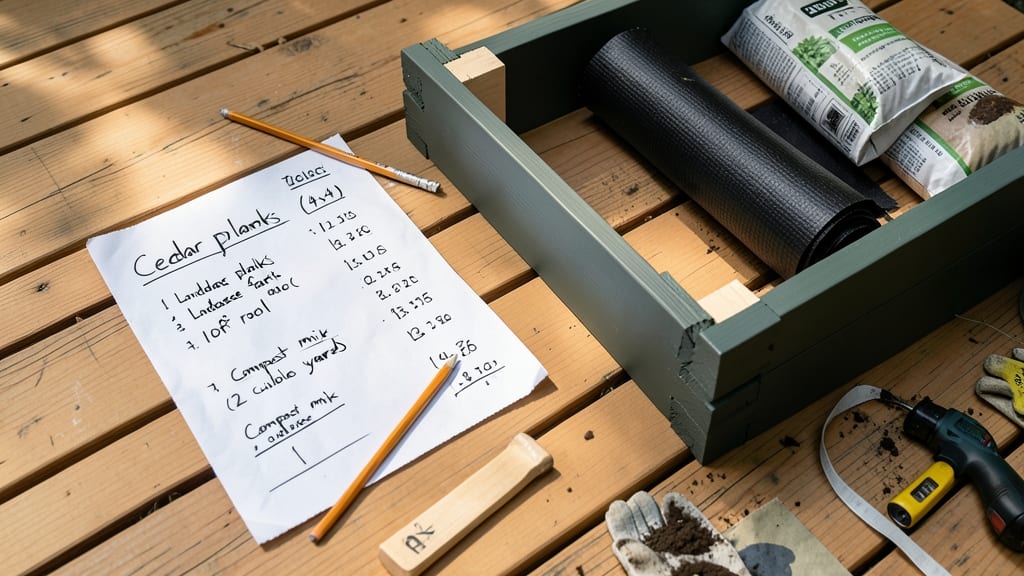Cost to Build a Raised Garden Bed: Exact Material Breakdown by Size