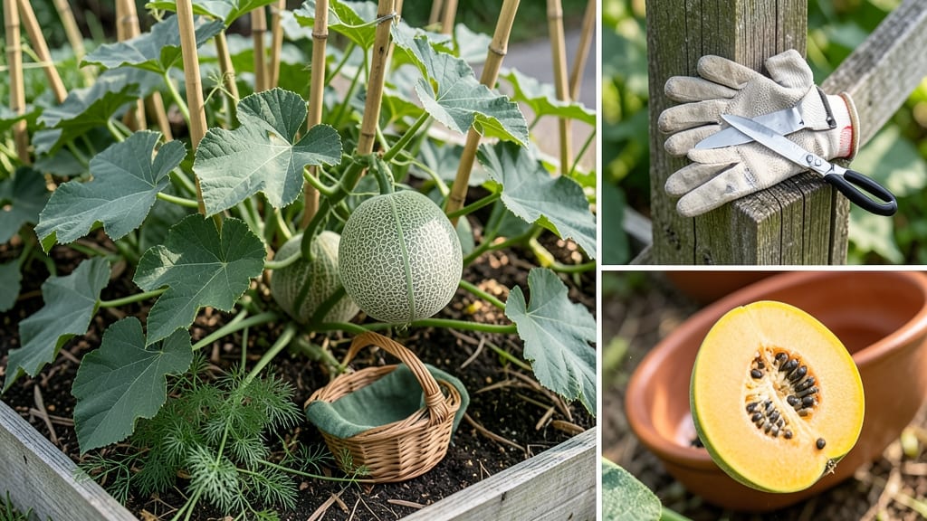 When to Pick Cantaloupe from Your Garden: 3 Signs of Perfect Ripeness