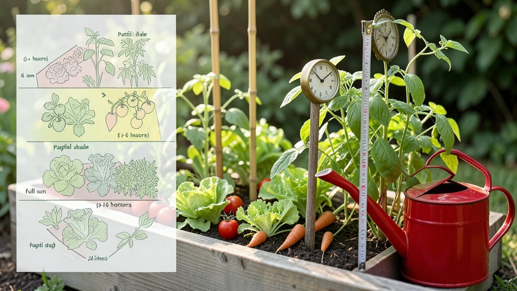 How Much Sun Does a Vegetable Garden Need: Crop-Specific Hours for Maximum Yield
