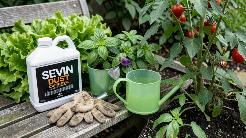 Is Sevin Dust Safe for Vegetable Gardens: Organic Alternatives and Precautions