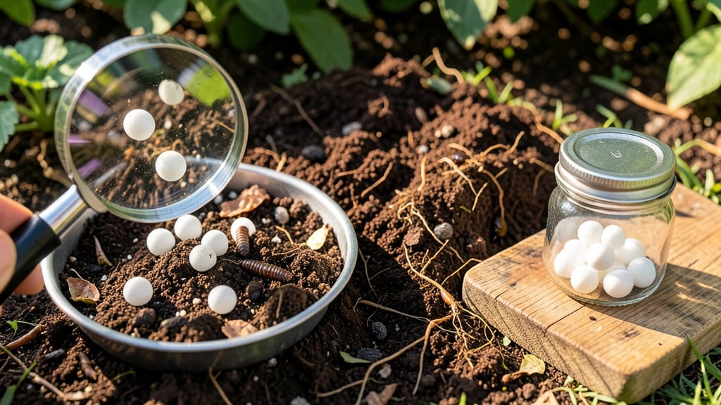 White Balls in Garden Soil: What They Are and How to Remove Them
