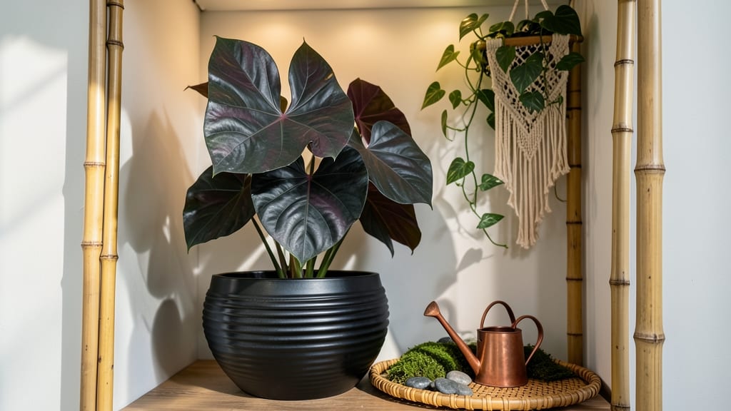 Alocasia Garden Ideas: Bold Foliage Layouts for Year-Round Drama