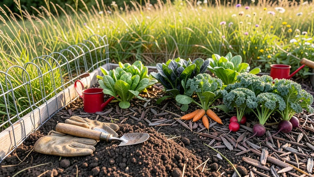 Chicken Wire Vegetable Garden: DIY Raised Beds That Stop Rabbits & Squirrels