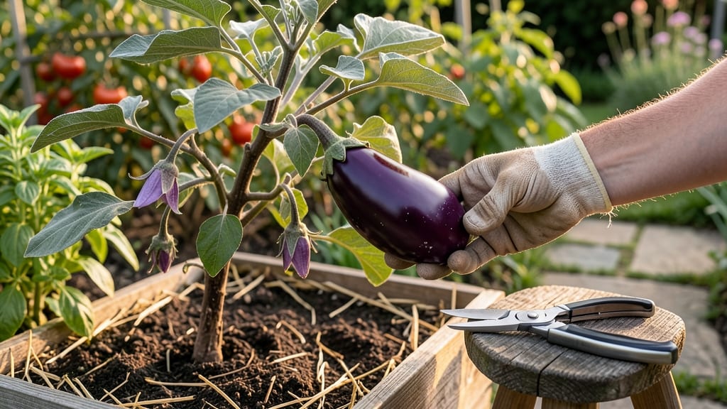 When to Pick Eggplant in Garden: Color Shift & Size Check for Peak Flavor