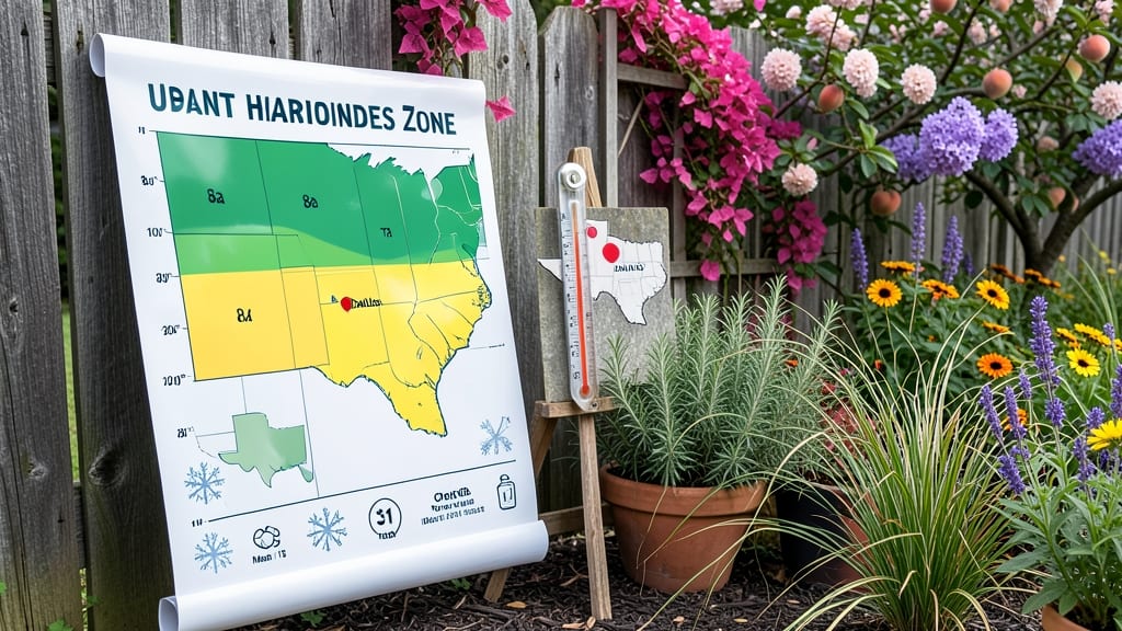 What Garden Zone Is Dallas TX: USDA Hardiness Zone Map Breakdown