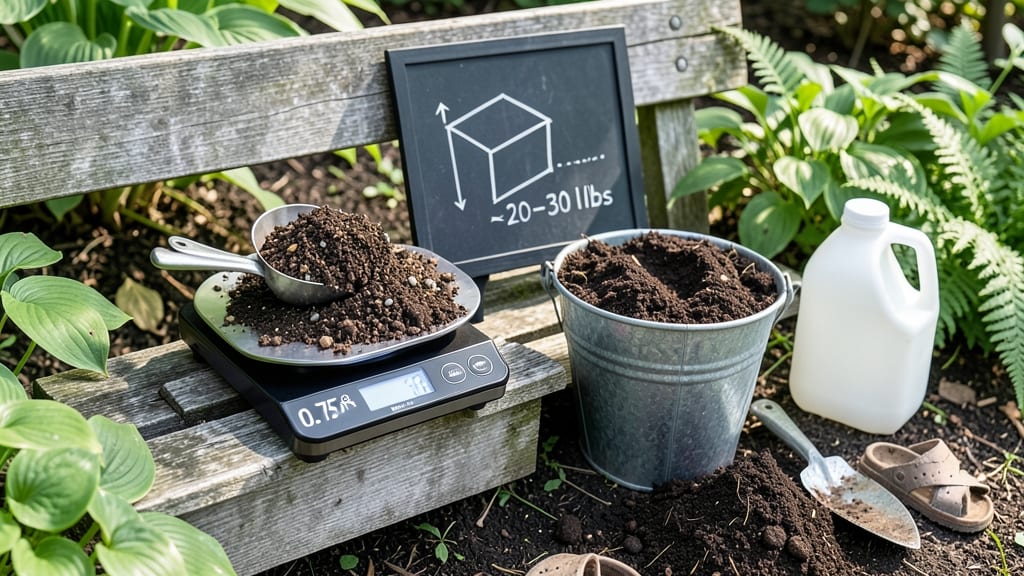 How Much Does 0.75 Cubic Feet of Garden Soil Weigh: Exact Pounds and Density Factors