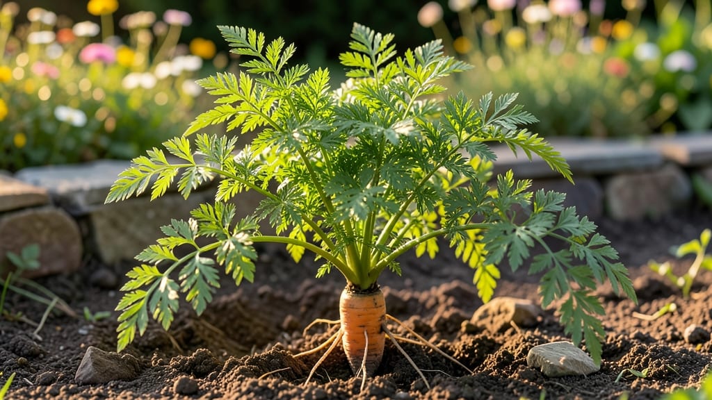 What Do Carrot Tops Look Like in the Garden: Key Visual Features and Growth Stages