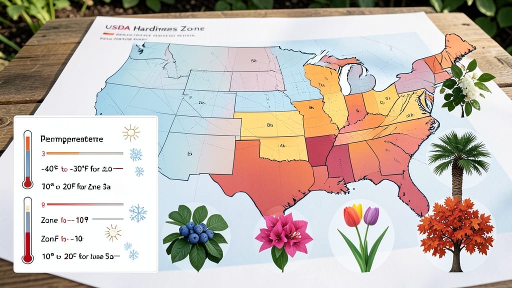 US Climate Zones for Gardening: Planting Guide by Hardiness Zone Map