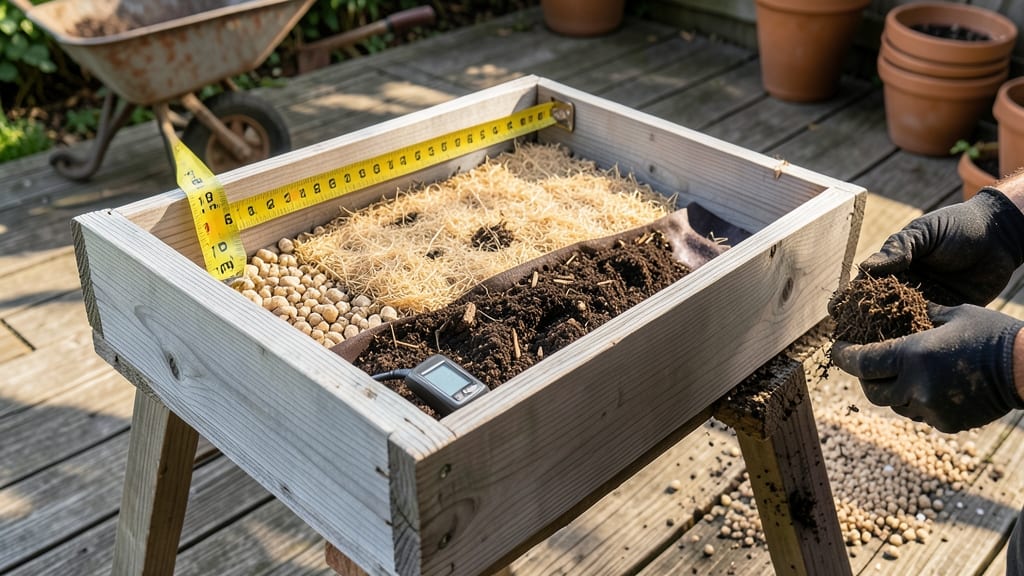 Raised Garden Bed Soil Depth: 12-Inch Rule for Root Space and Drainage
