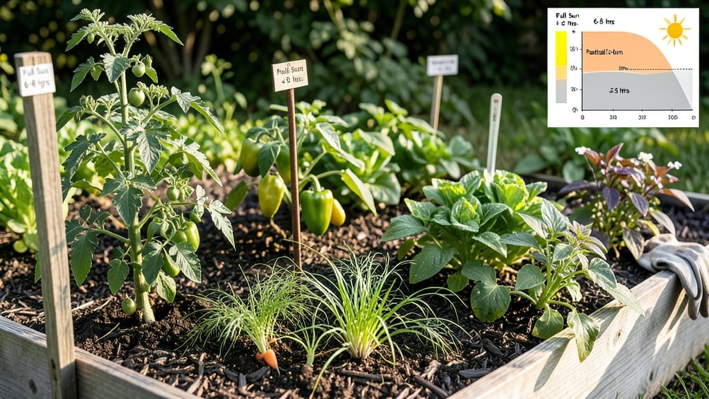 How Much Sun for Vegetable Gardens: Light Needs by Crop Type