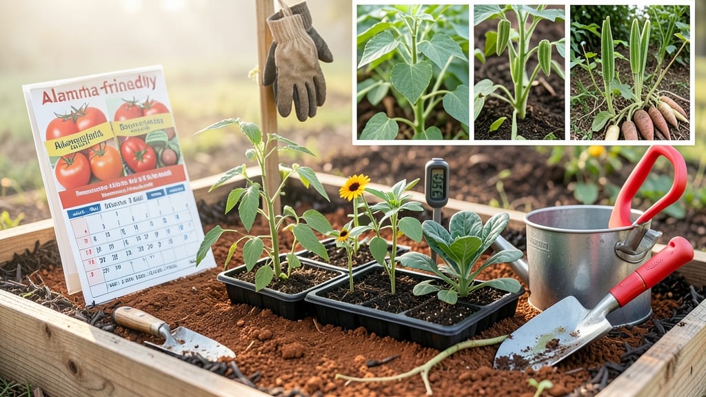 When to Plant a Garden in Alabama: Microclimate-Specific Deadlines for Zero-Frost Risk Crops