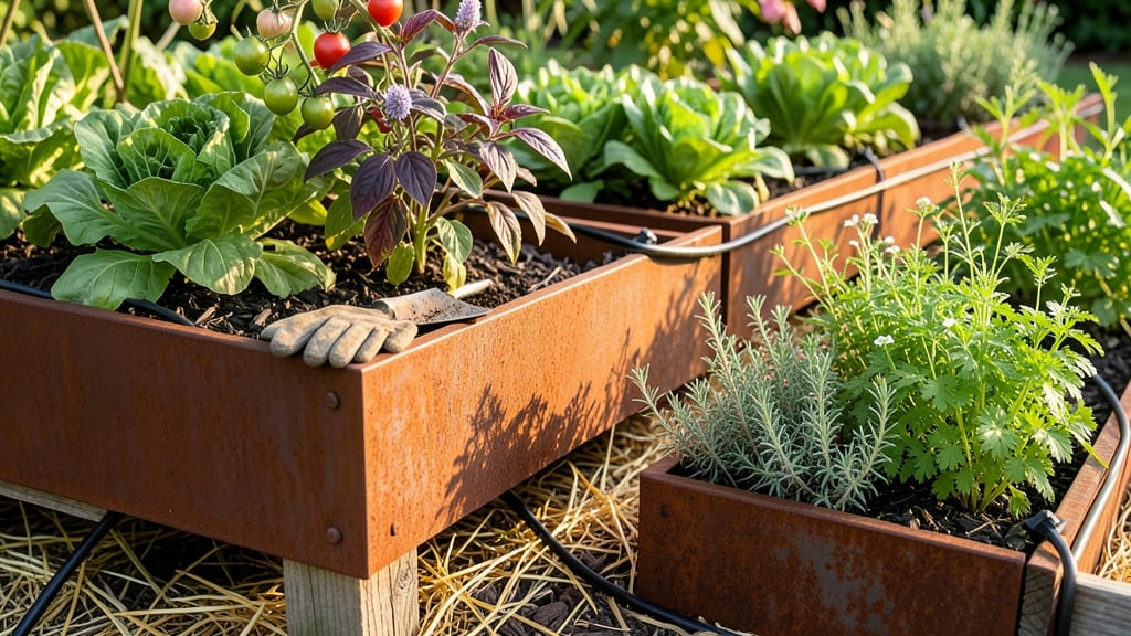 Corten Steel Raised Garden Beds: Longevity, Rust Resistance, and Plant Health Insights