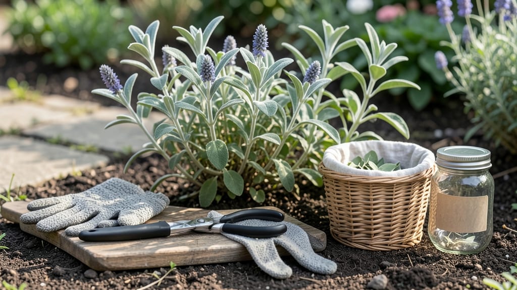 How to Harvest Garden Sage: When Leaves Turn Grayish-Green & Best Pruning Tricks