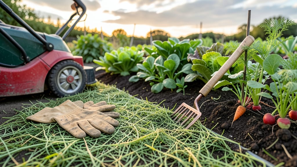Grass Clippings in Vegetable Garden: Safe Uses and Risks Explained
