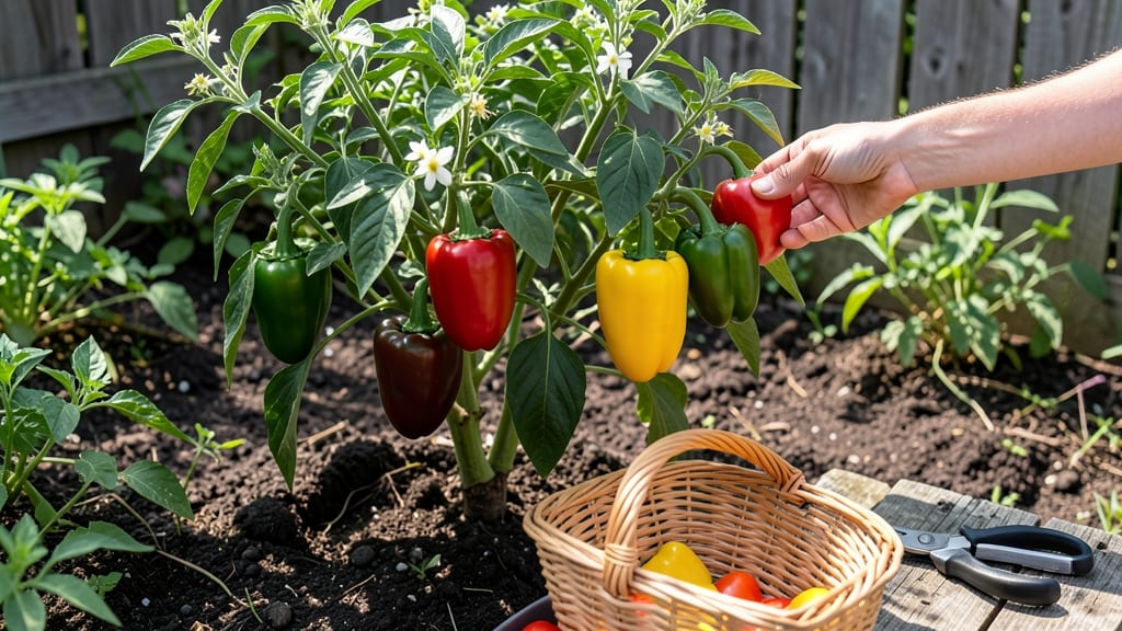 When to Pick Peppers from Garden: 3 Color Cues for Peak Flavor