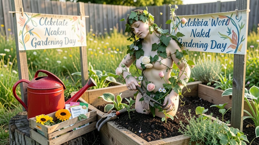 When Is World Naked Gardening Day: Exact Date and Fun Participation Guide